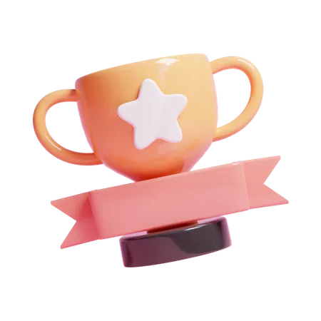 Troféu de campeão  3D Icon