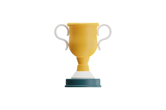 Conquista de troféu  3D Icon