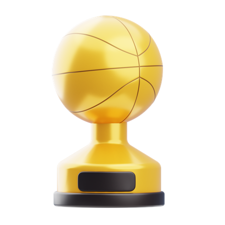 Troféu de basquete  3D Icon