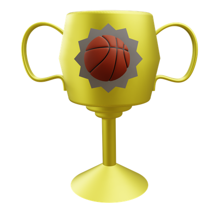 Troféu de basquete  3D Icon