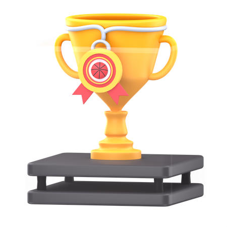 Troféu de basquete  3D Icon