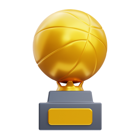 Troféu de basquete  3D Icon