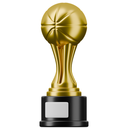 Troféu de basquete  3D Icon