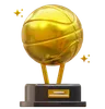 troféu de basquete