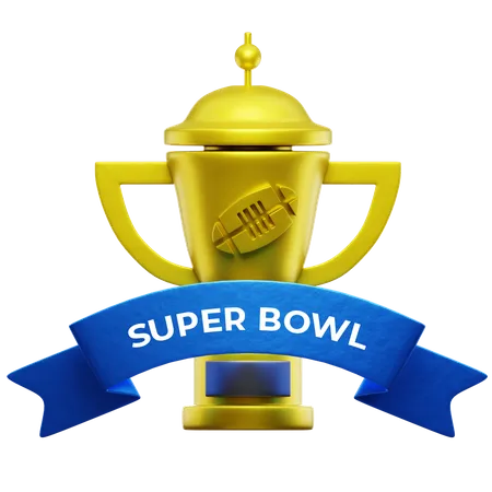 Troféu de campeão do super bowl  3D Icon