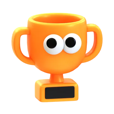 Troféu de desenho animado  3D Icon