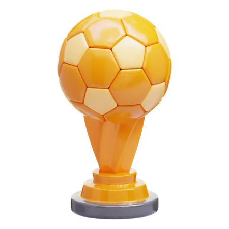Trofeu De Futebol 3 D Adequado Para Seus Projetos Relacionados A Recompensas Premios Vitorias Distintivos E Trofeus 3D Icon