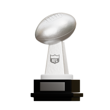 Troféu de futebol americano  3D Icon