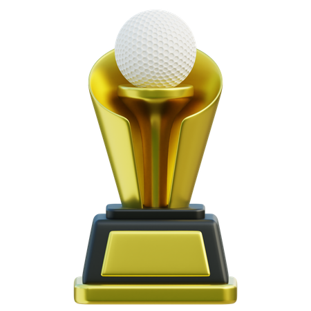 Troféu de golfe  3D Icon