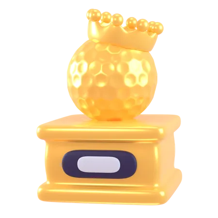 Troféu de golfe  3D Icon