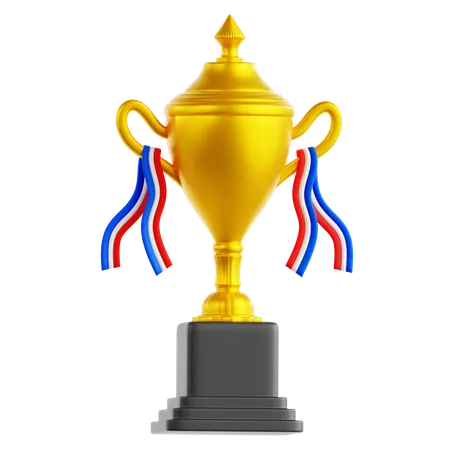 Troféu Ouro  3D Icon