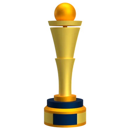 Troféu Ouro  3D Icon