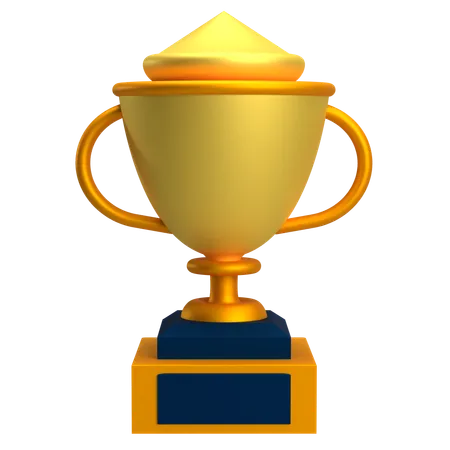 Troféu Ouro  3D Icon