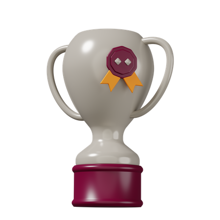 Troféu de prata  3D Icon