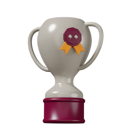 Troféu de prata  3D Icon