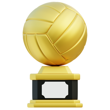 Troféu de vôlei  3D Icon