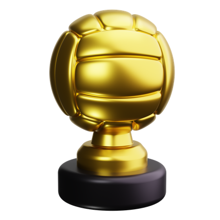 Troféu de vôlei  3D Icon