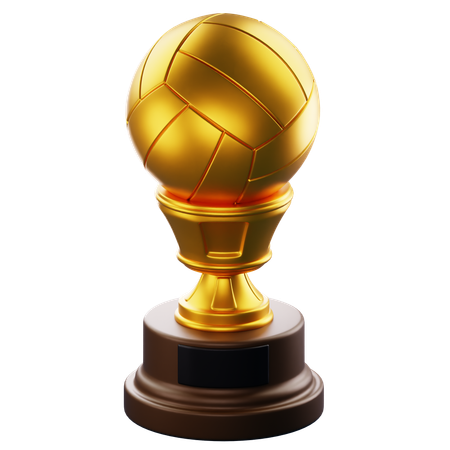 Troféu de vôlei  3D Icon