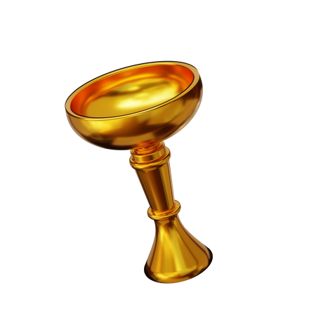 Troféu de Ouro  3D Illustration