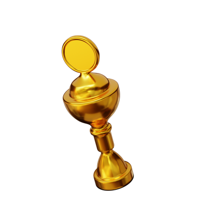 Troféu de Ouro  3D Illustration