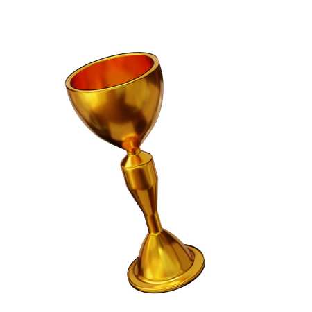 Troféu de Ouro  3D Illustration