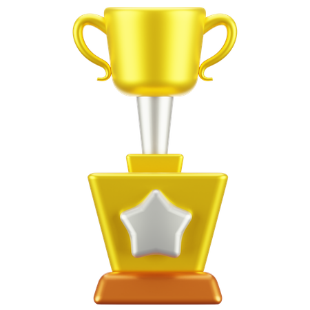 Troféu de Ouro  3D Icon