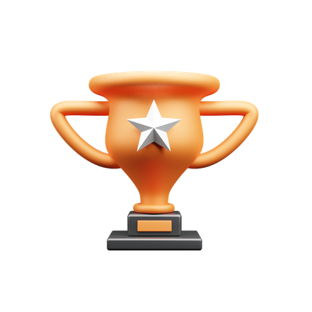 Troféu de educação  3D Icon