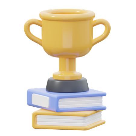 Troféu de educação  3D Icon