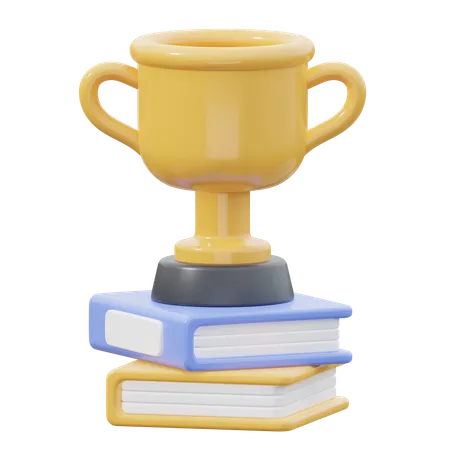 Troféu de educação  3D Icon