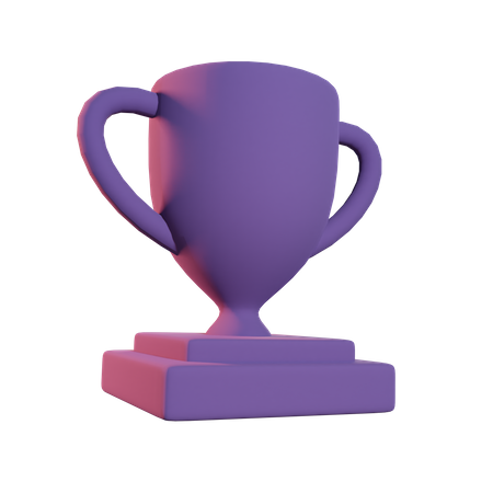 Troféu de educação  3D Icon