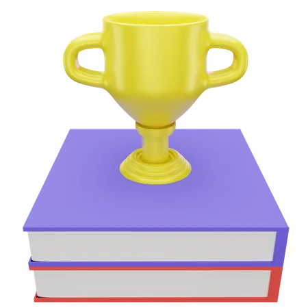 Troféu de educação  3D Icon