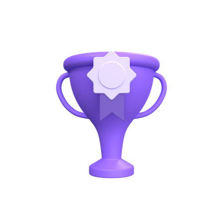 Troféu estrela  3D Icon
