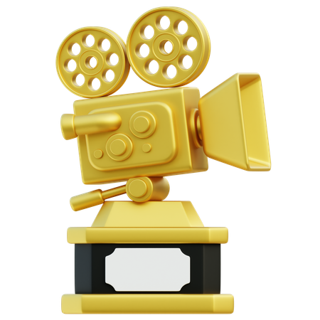 Troféu de filme  3D Icon