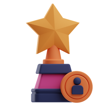 Troféu de negócios  3D Icon