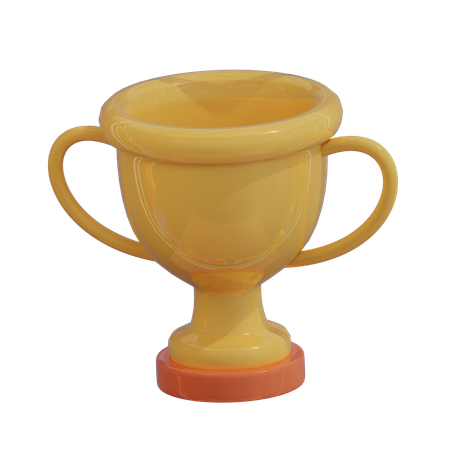 Troféu Ouro  3D Icon