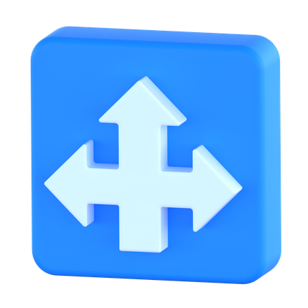 Trois façons  3D Icon