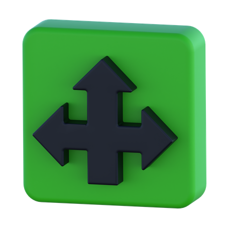 Trois façons  3D Icon