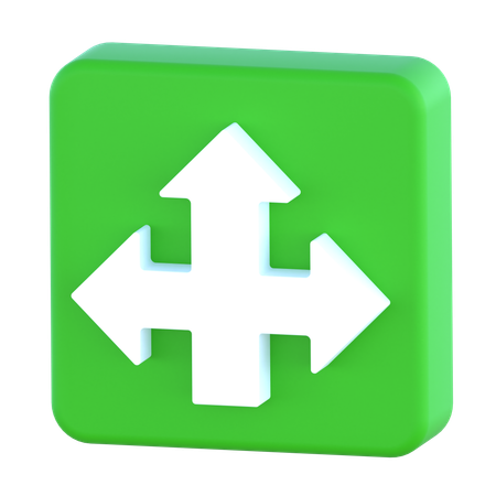 Trois façons  3D Icon
