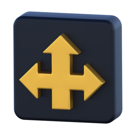 Trois façons  3D Icon