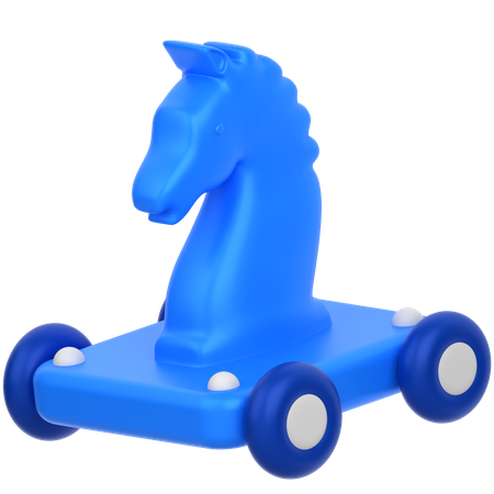 トロイの木馬  3D Icon