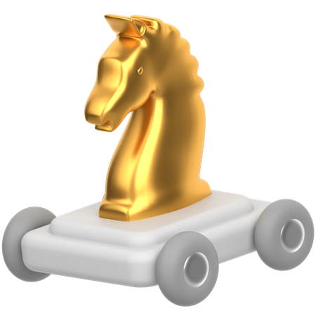 Trojan horse  3D Icon