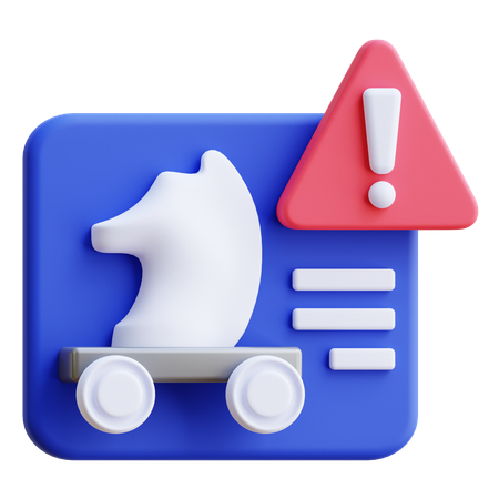 Trojaner  3D Icon