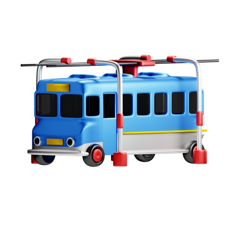 Trólebus  3D Icon