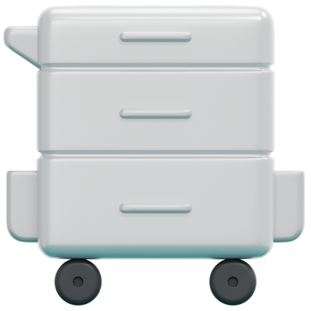 Trolley  3D Icon