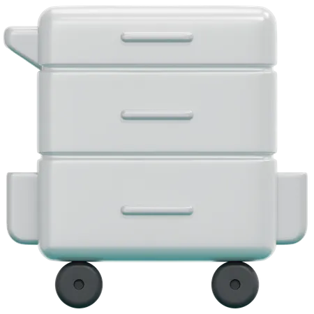 Trolley  3D Icon