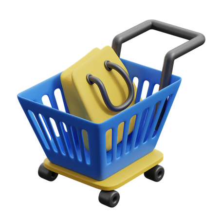 Trolley  3D Icon