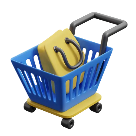 Trolley  3D Icon