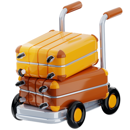 Trolley  3D Icon