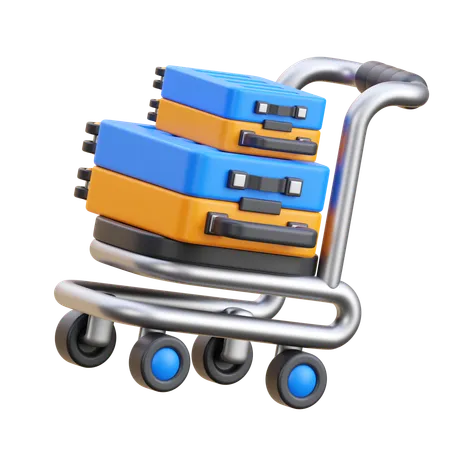 Trolley  3D Icon