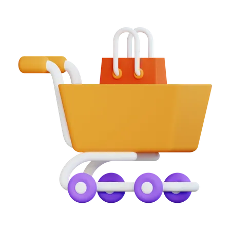 Trolley  3D Icon